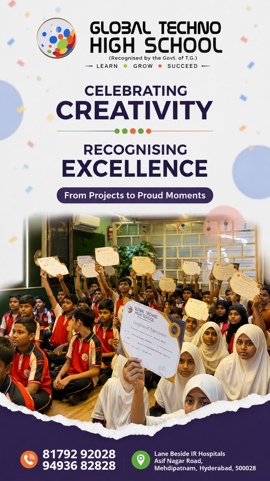 students celebration